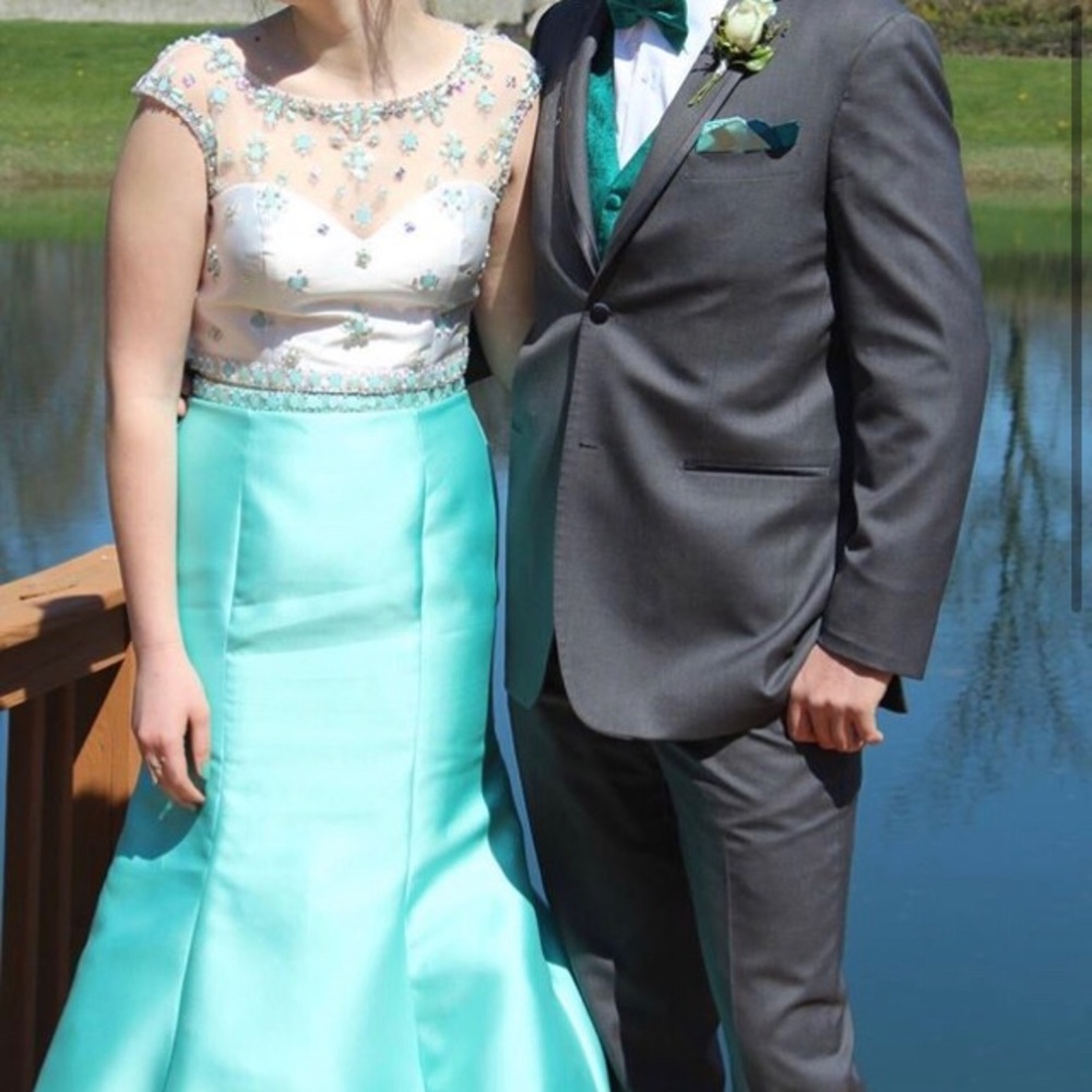 Mermaid Two Piece Prom Dress